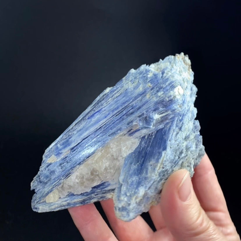 Blue Kyanite and Quartz Specimen from Minas Gerais, Brazil