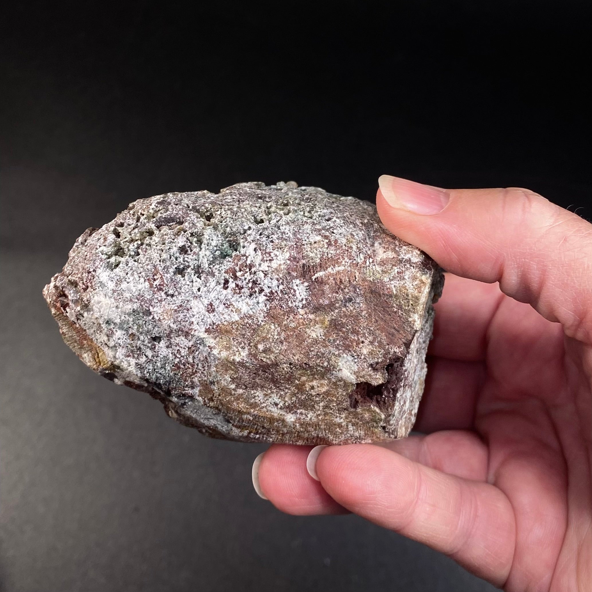 Red Marshy Apophyllite Cluster from Jalgaon, Maharashtra, India - Natural Crystal Cluster