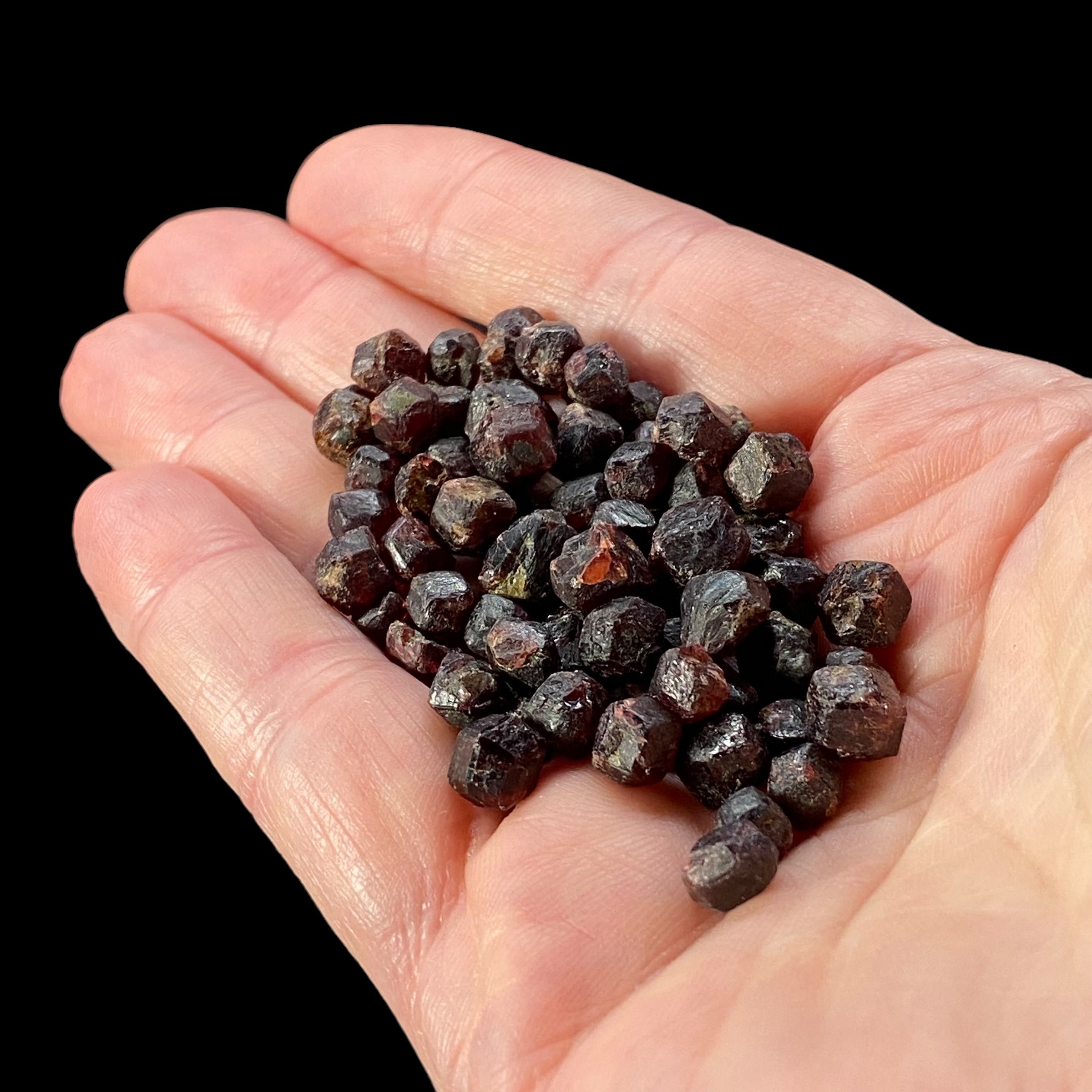 Small Red Garnet Crystal Lot - 32 grams