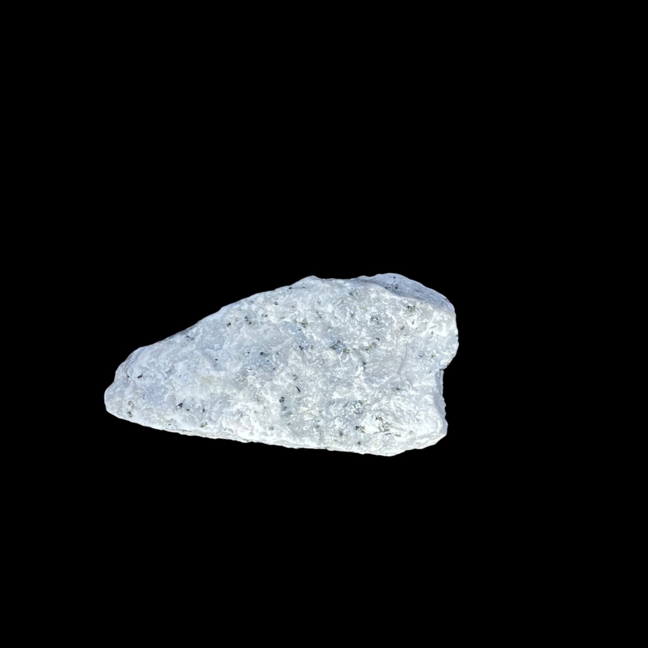 Fluorescent Wollastonite on Calcite, Nobel Pit, Sterling Hill Mine, New Jersey