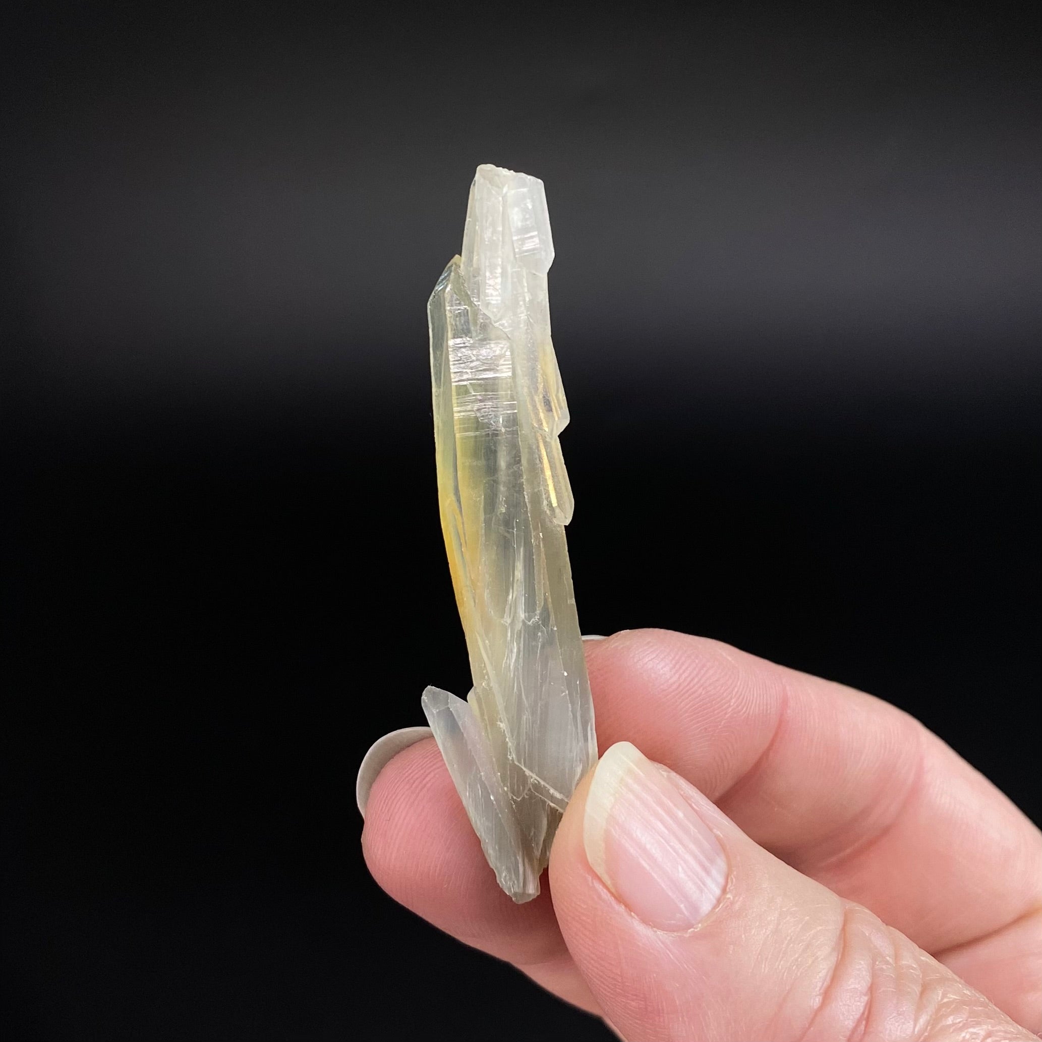 Bone Quartz Crystal Cluster with Halloysite Inclusions from Balochistan, Pakistan
