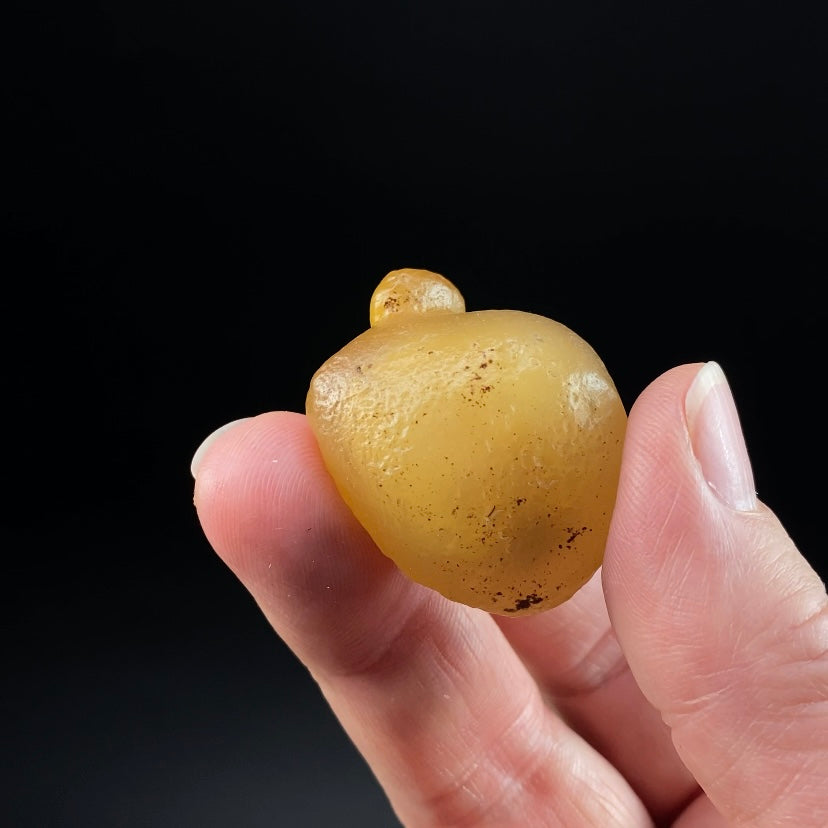 Gobi Desert Agate with Moving Sand Inclusions