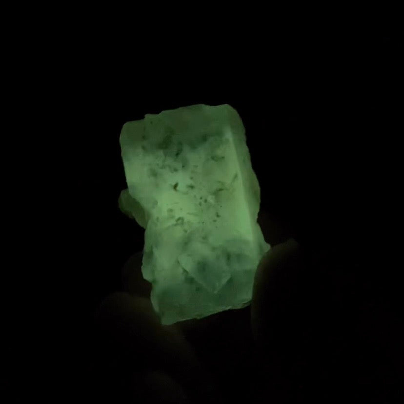 Etched Hanksite Crystal, Searles Lake - Fluorescent & Phosphorescent