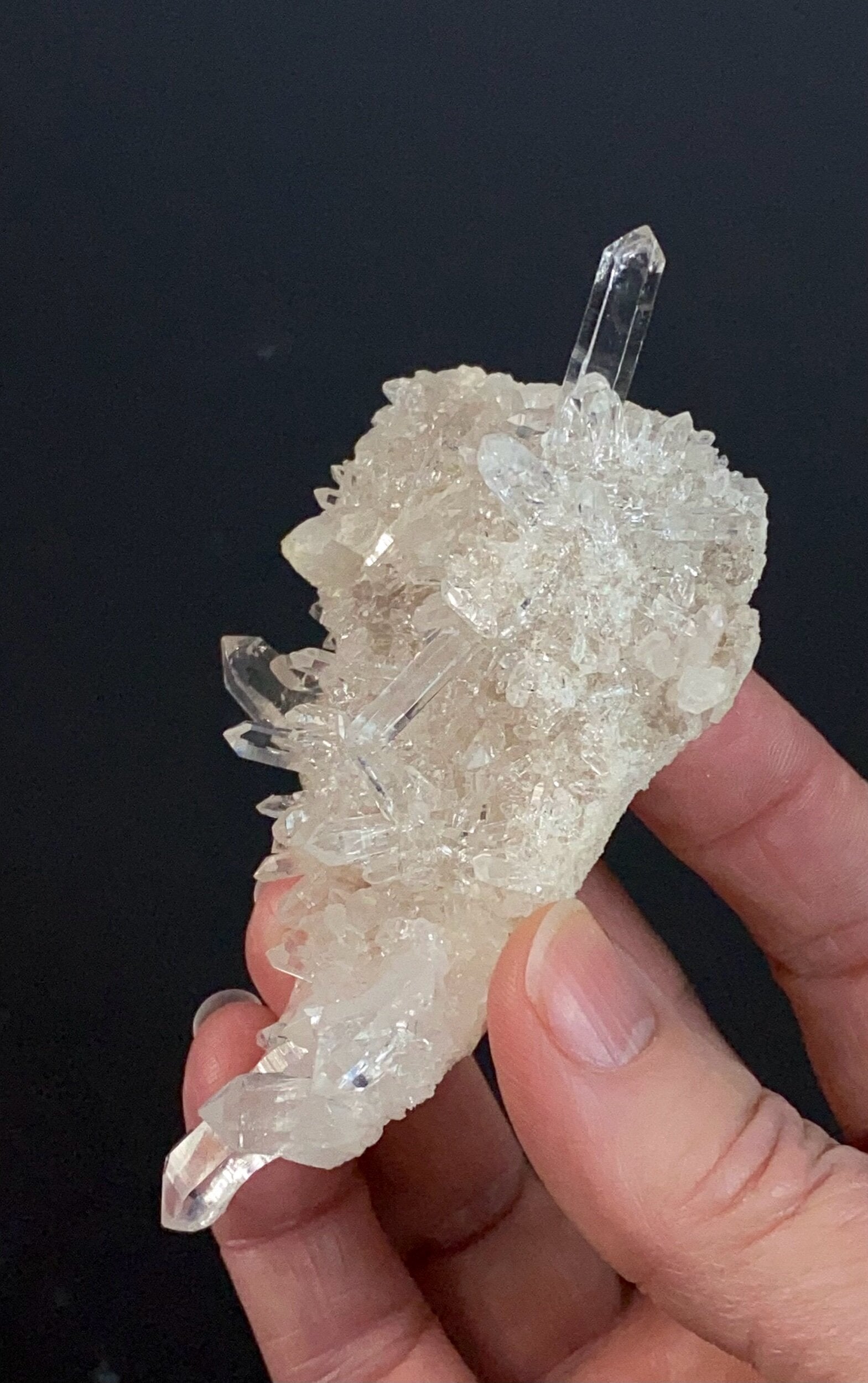 Himalayan Quartz Crystal Plate from Himachal Pradesh, India