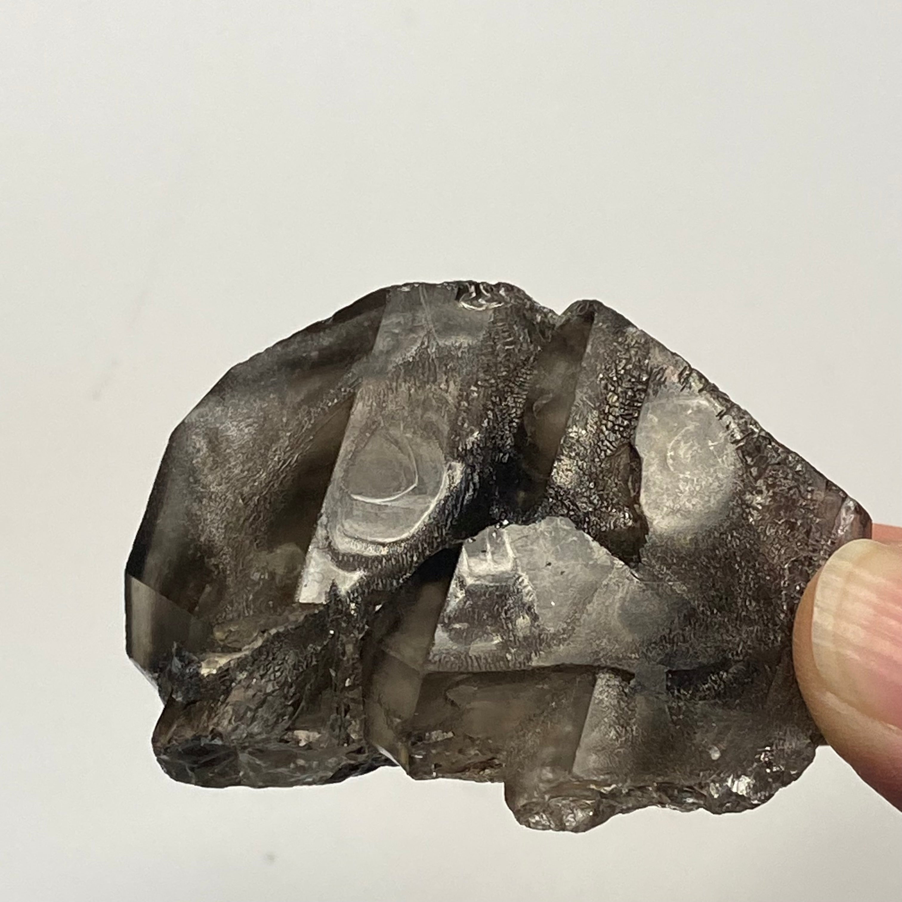 Smoky Elestial Quartz from Minas Gerais, Brazil