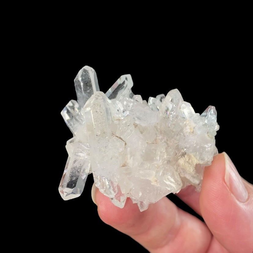 Clear Quartz Crystal Cluster, AAA Clarity