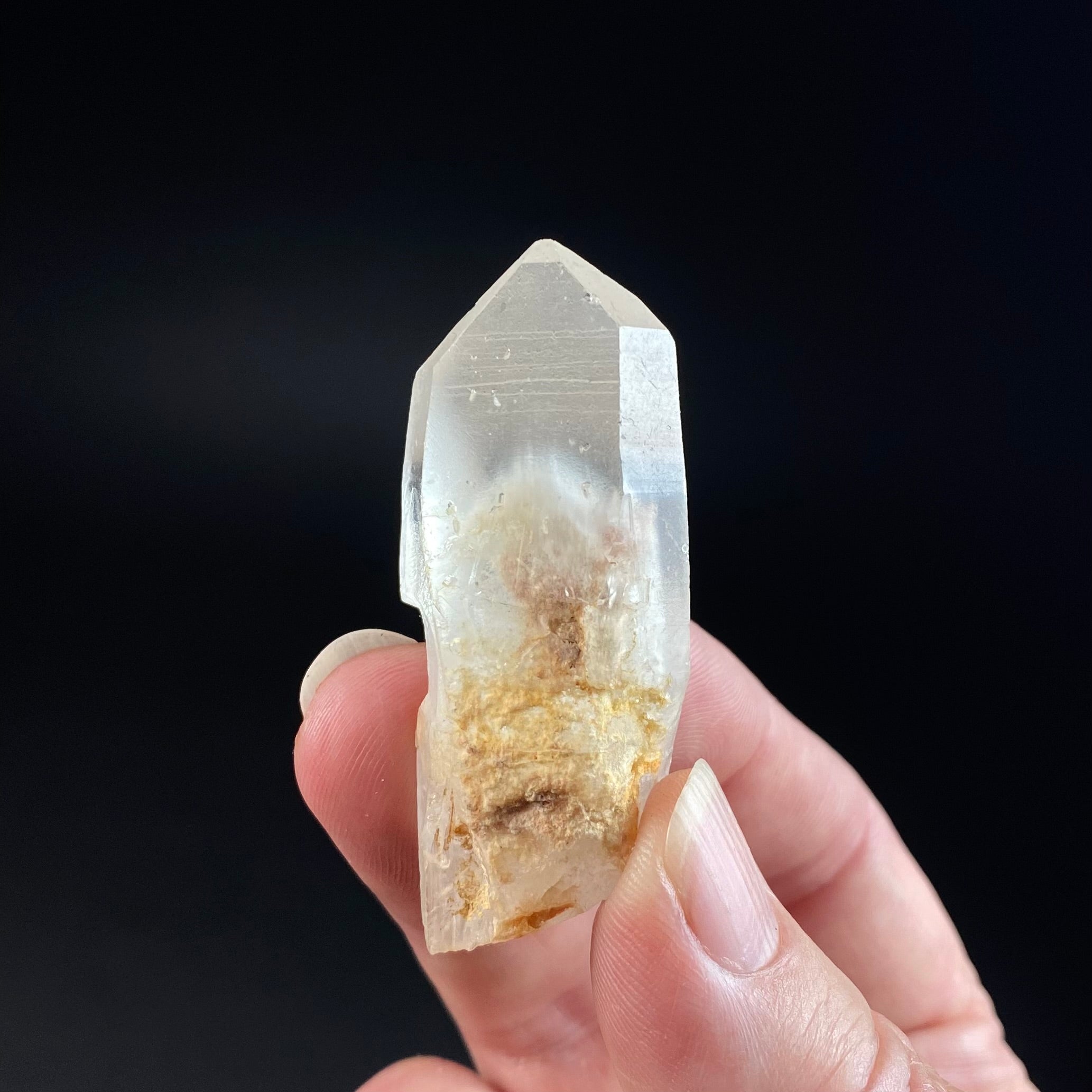 Channeling Quartz Crystal with Phantom Inside, Corinto, Minas Gerais, Brazil