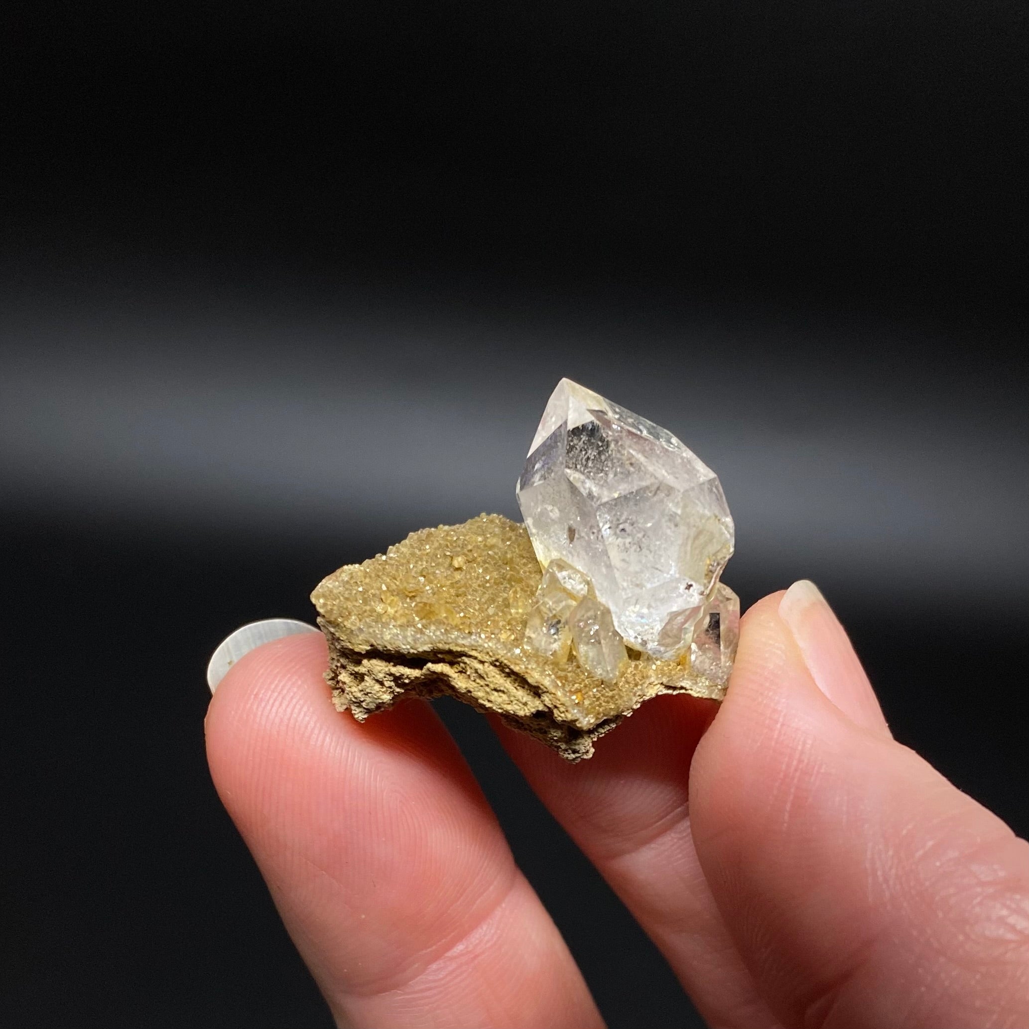 Herkimer Quartz Crystals on Matrix