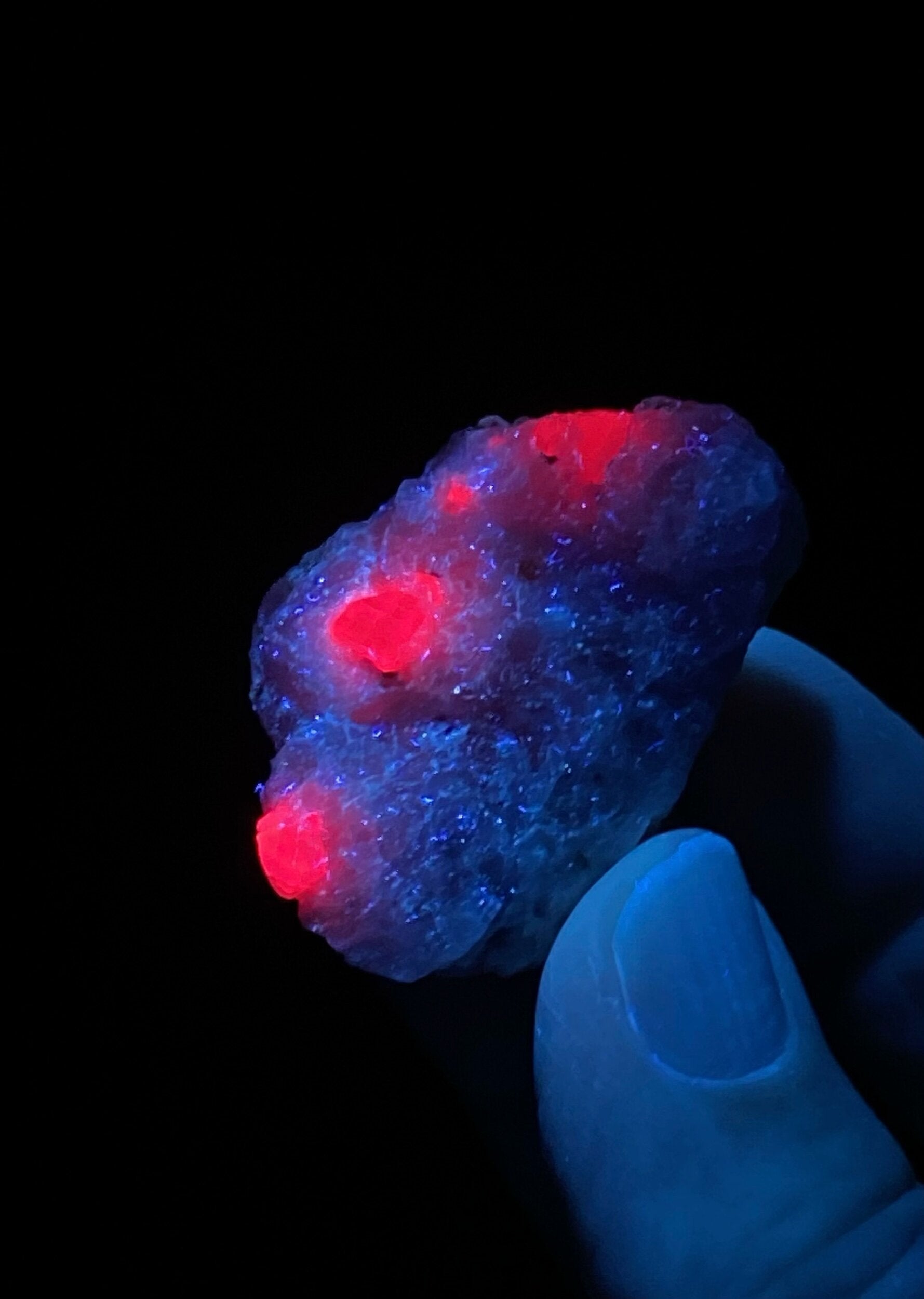 Pseudo Octahedral Natural Ruby Crystals on Marble Matrix, Jegdalek, Afghanistan