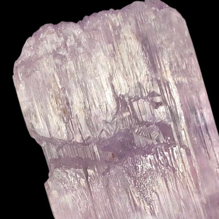 Large Pink Kunzite Spodumene Crystal, Fluorescent