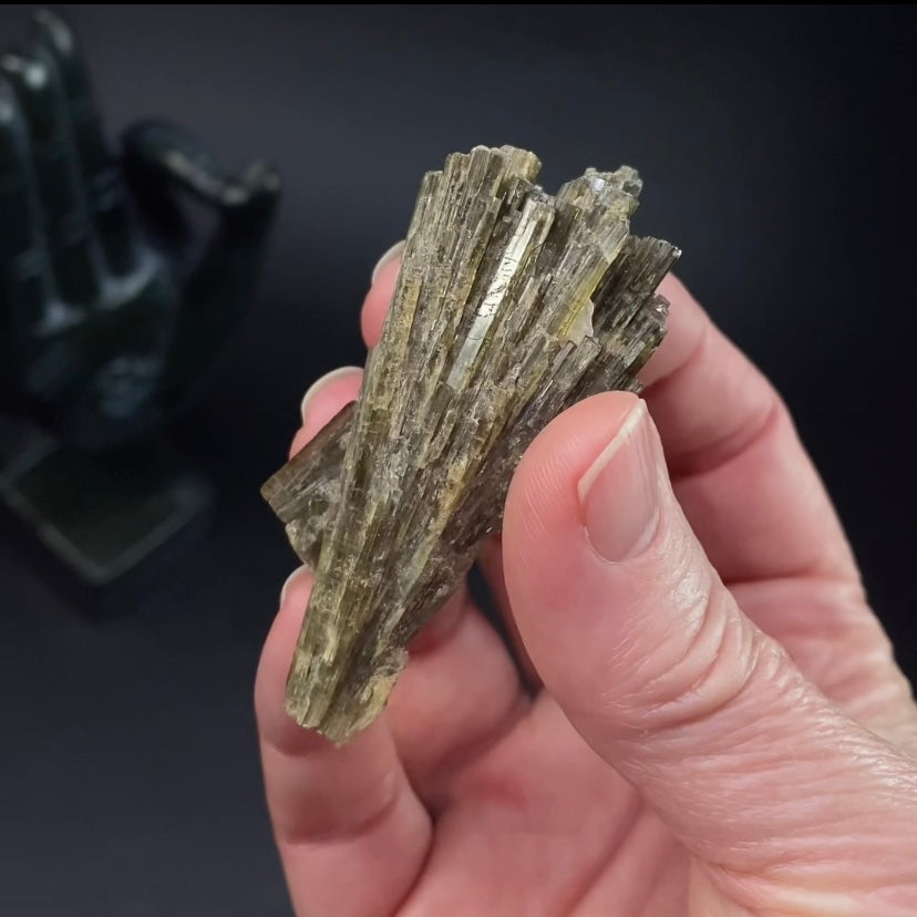 Epidote Fan Crystal Cluster