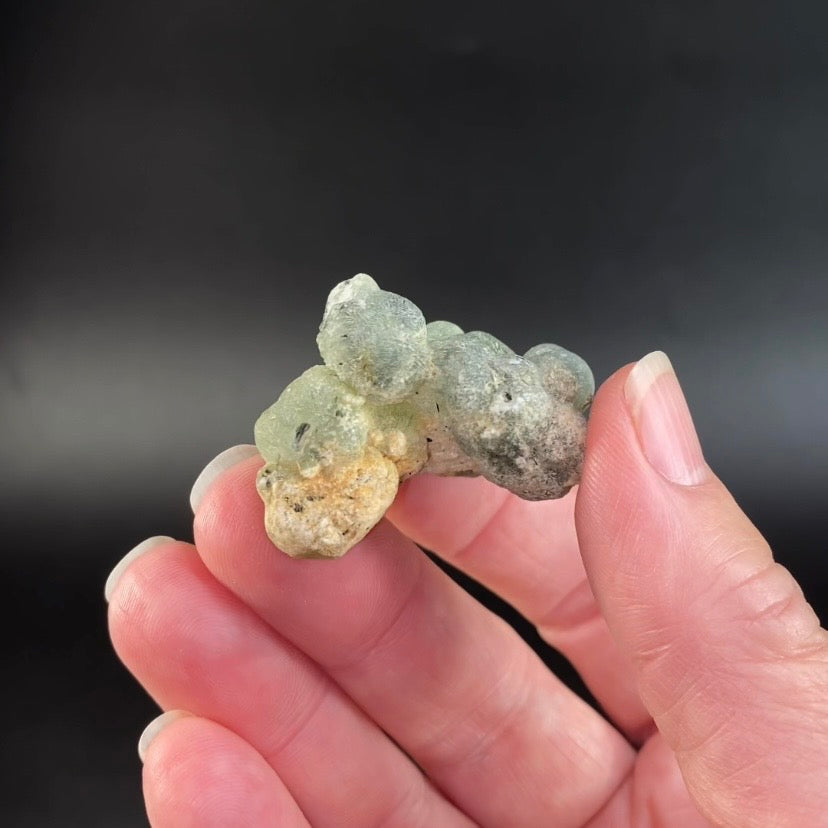 Botryoidal Prehnite Specimen with Epidote, Kayes Region, Mali