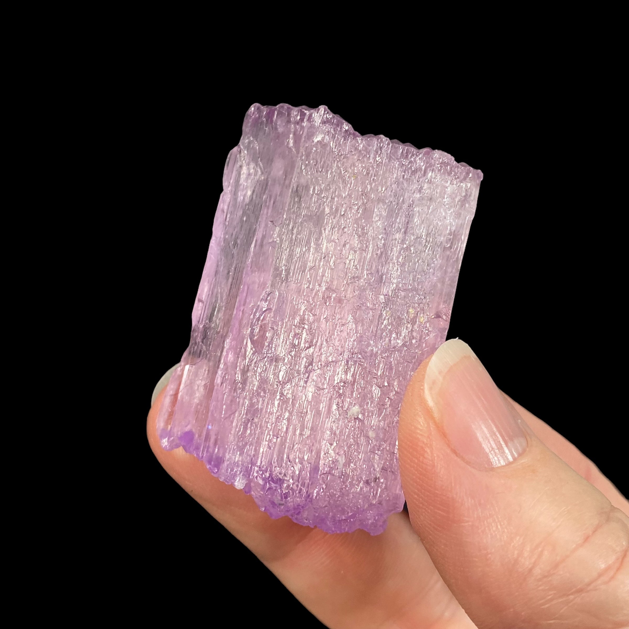 Kunzite Crystal, Natural Fine Pink Color Kunzite Crystal With Complete Termination, store Faceted Grade Kunzite Crystal - 37 Gram