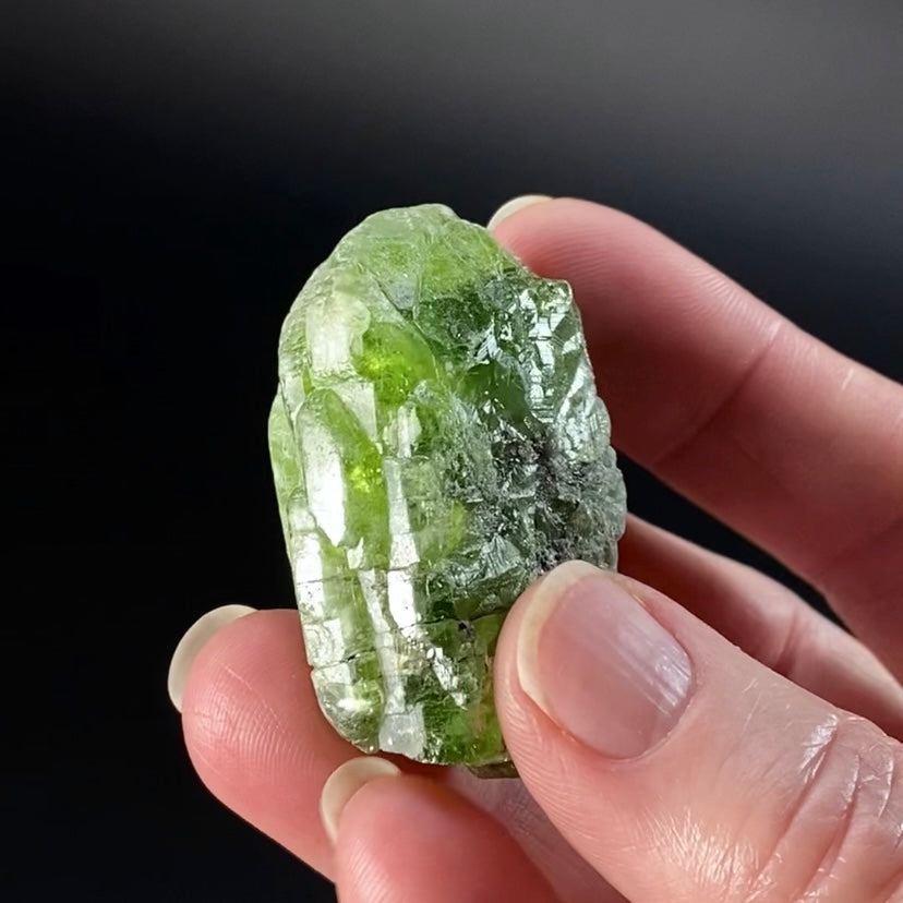 Terminated Peridot Crystal from Pakistan