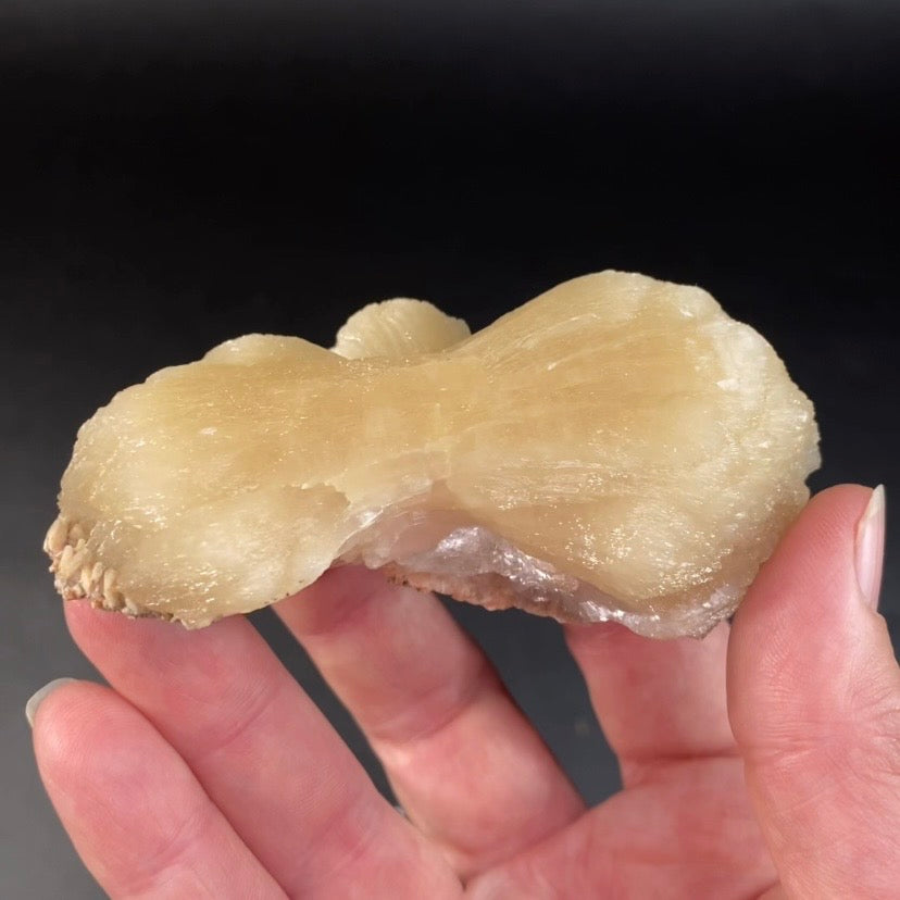 Peach Stilbite Bow Tie Cluster