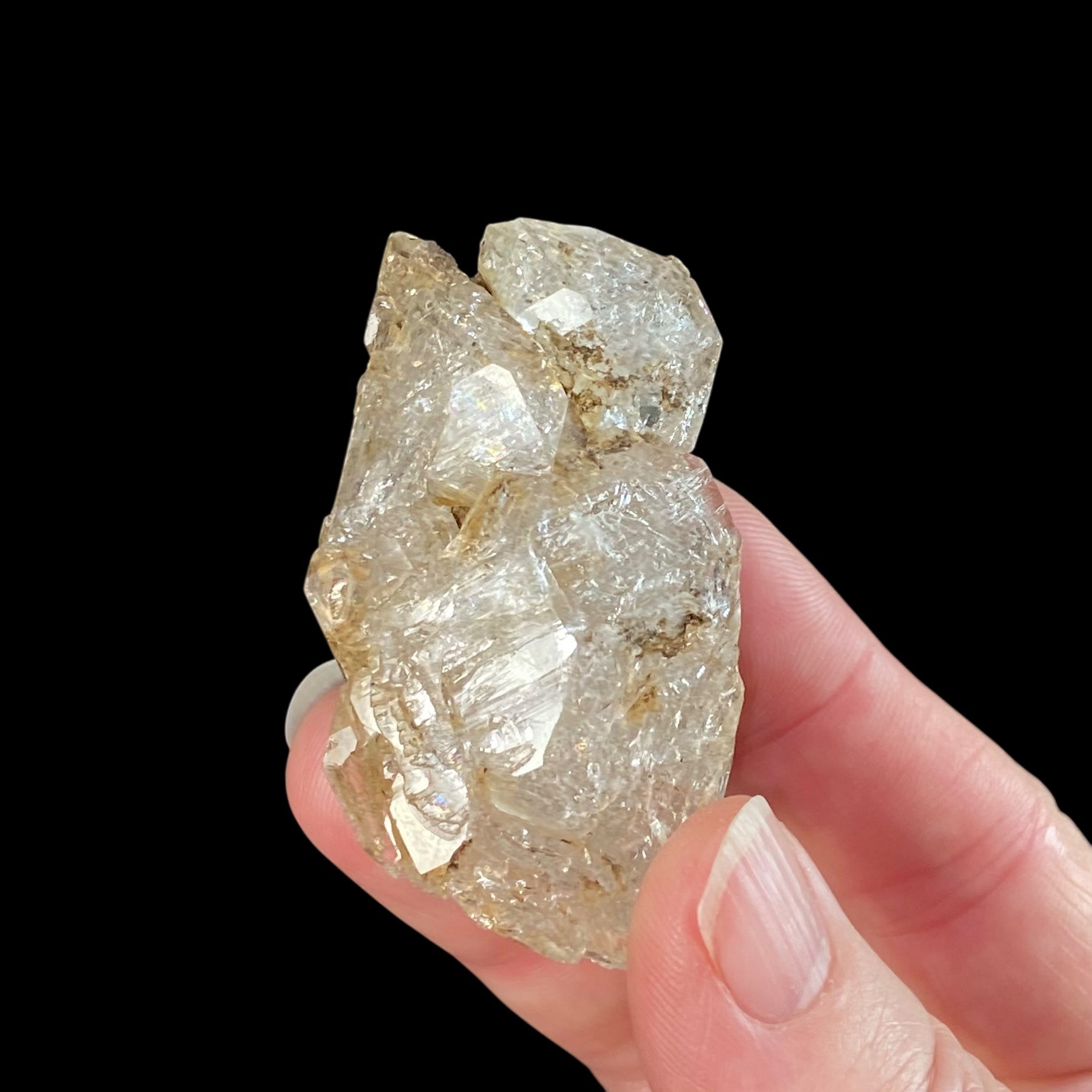 Double Terminated Fenster Quartz Crystal