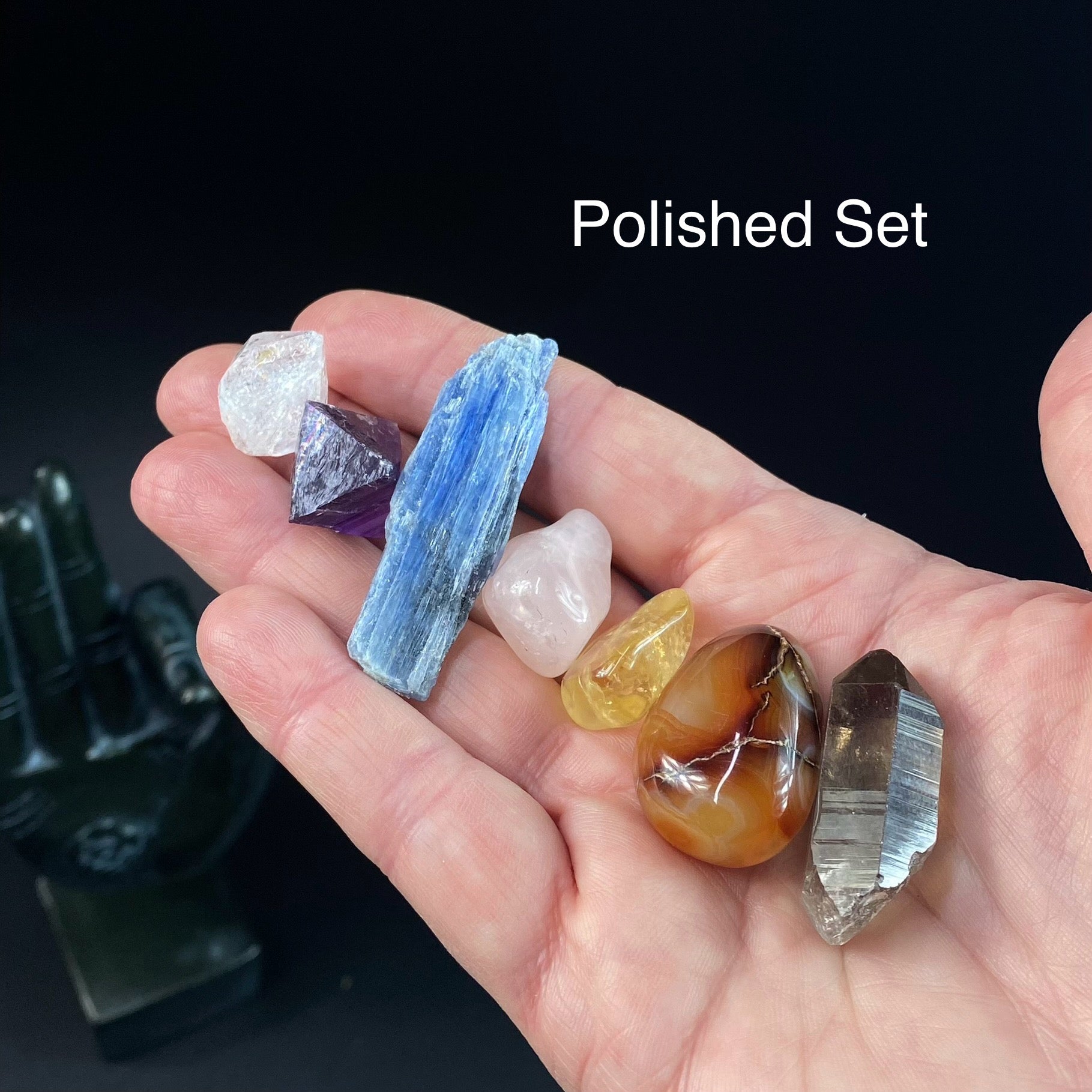 Not Your Average Chakra 7 Crystal Set, Two Styles Available