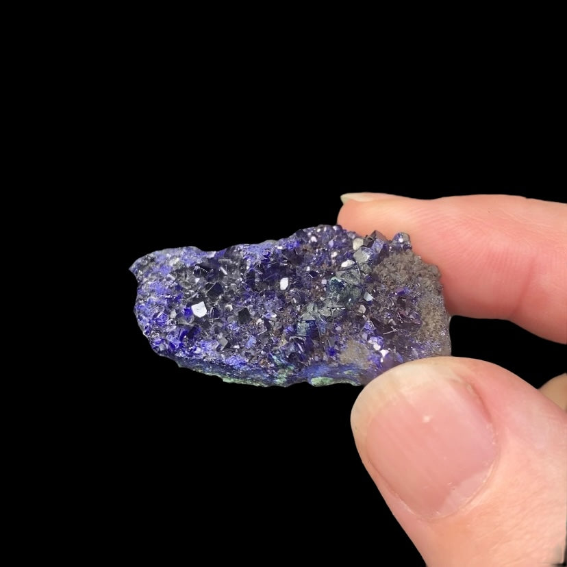 Azurite Crystals with Malachite, Sichuan Province, China