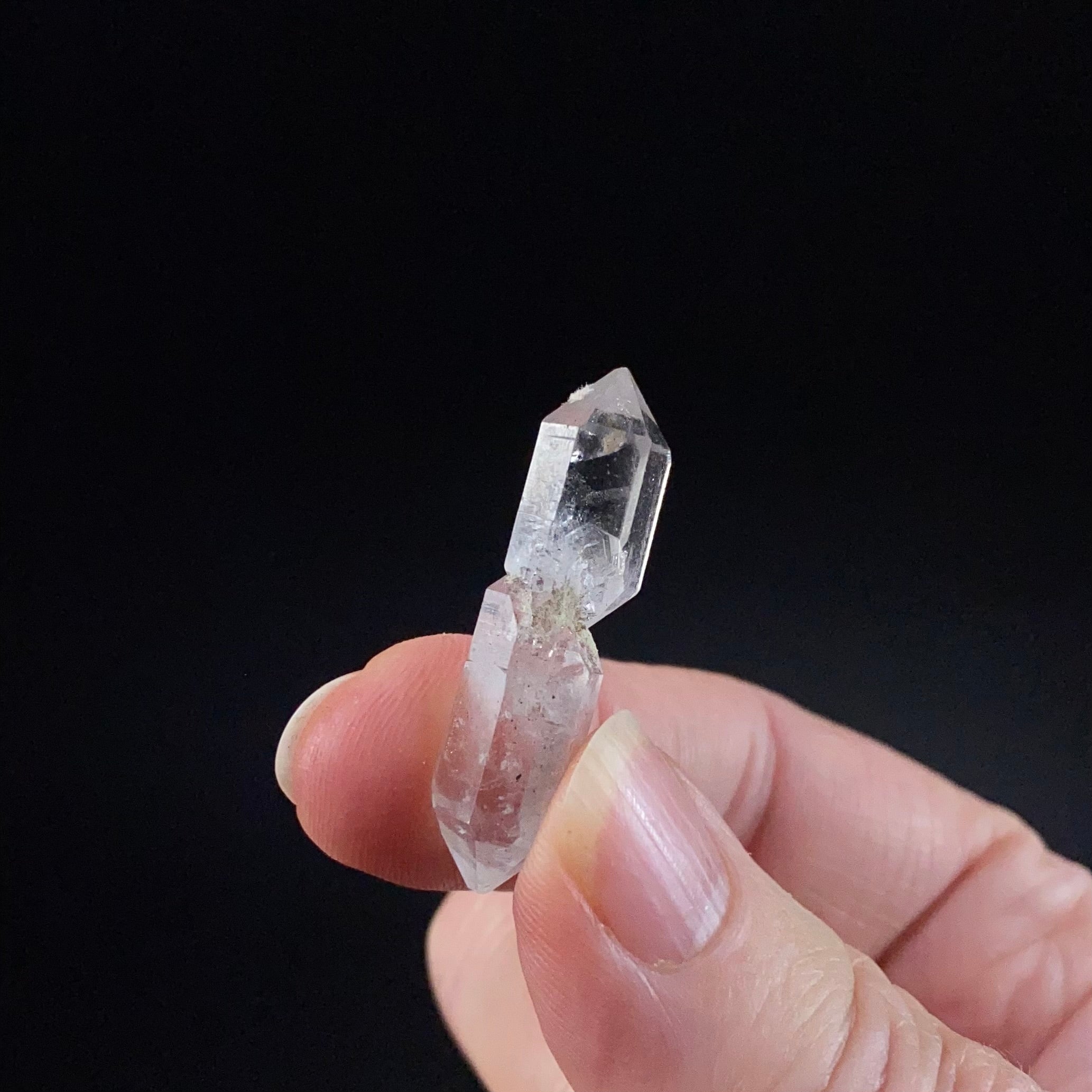 Double Terminated Stacked Twin Quartz Crystal
