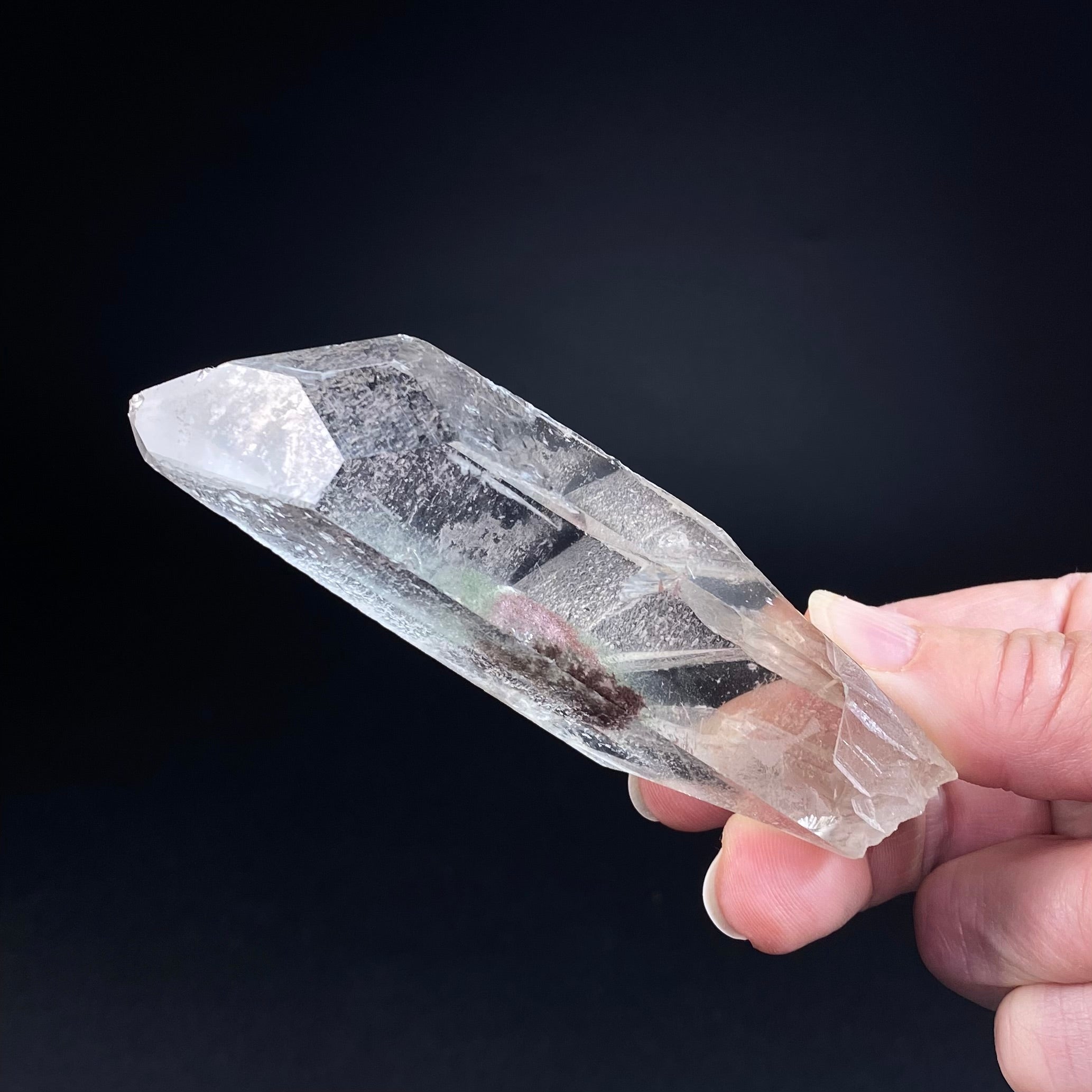 Garden Quartz Cluster aka Lodalite with Large Window