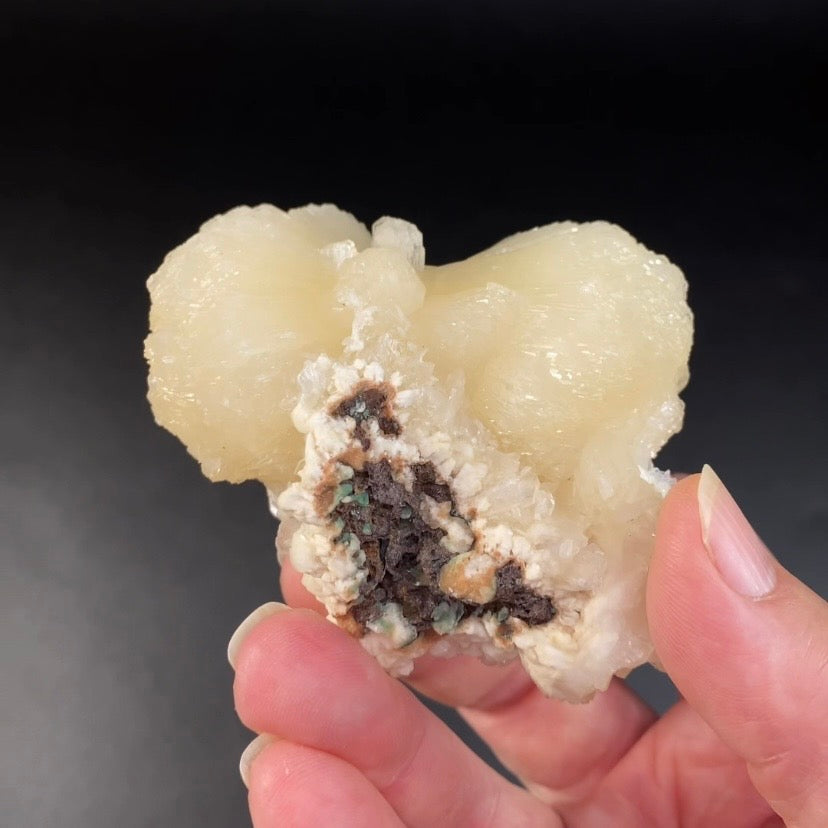 Stilbite Bow Tie Cluster with Stilbite Blades on Matrix