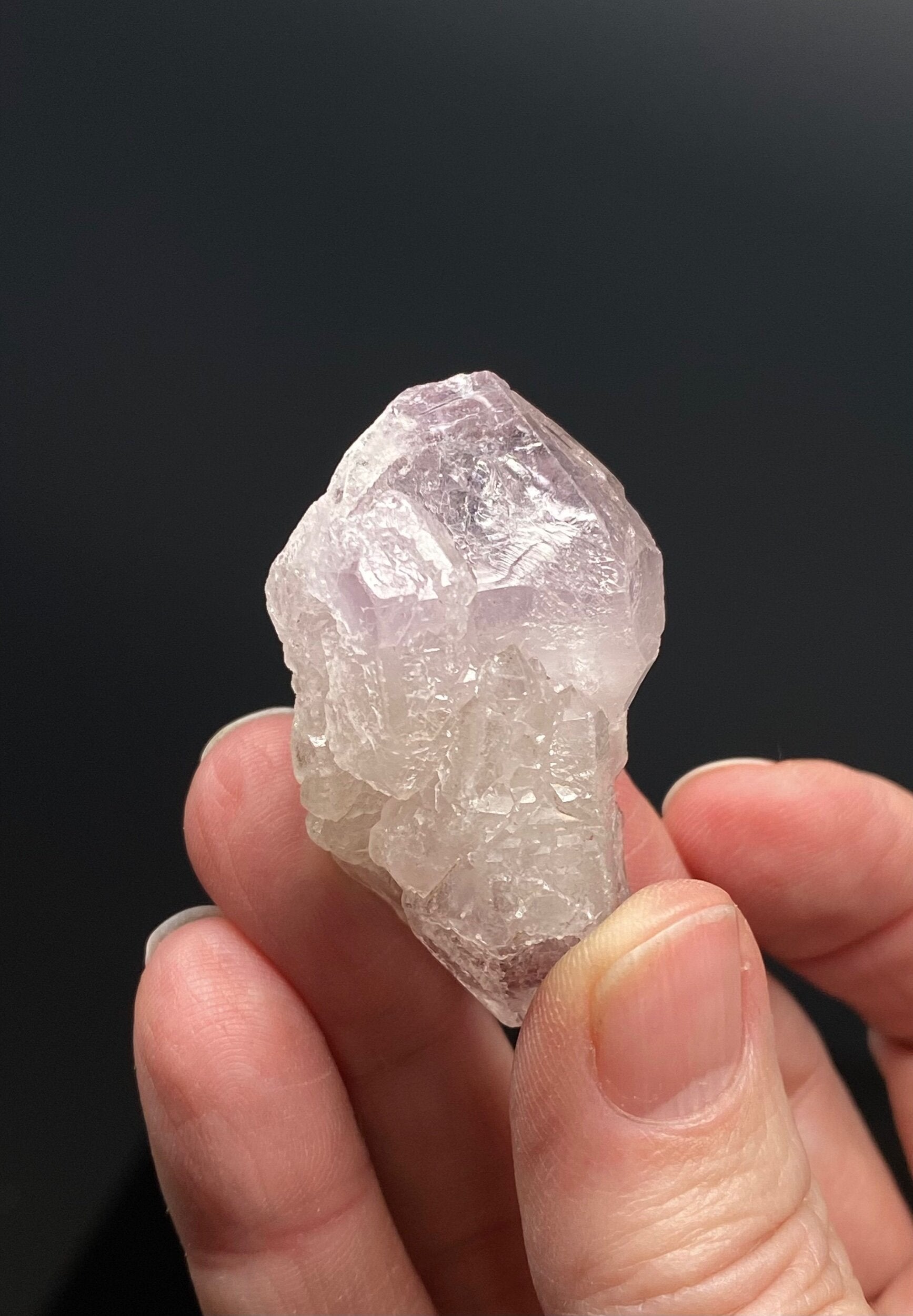 Purple Amethyst Quartz Crystal Cluster