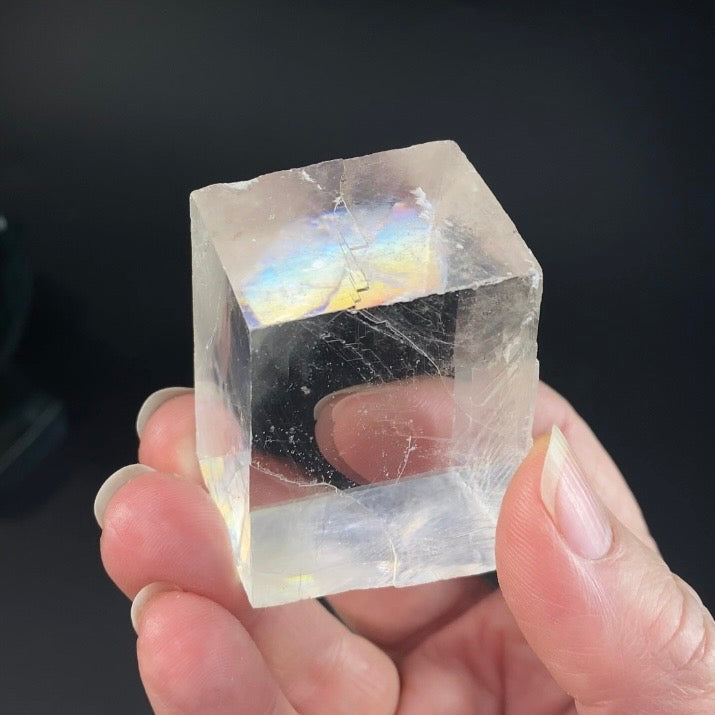 Rainbow Iceland Spar Optical Calcite Specimen from Brazil
