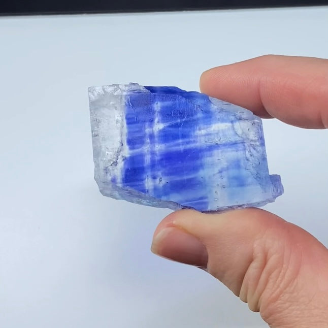 Blue Halite Crystal Specimen from Turkey