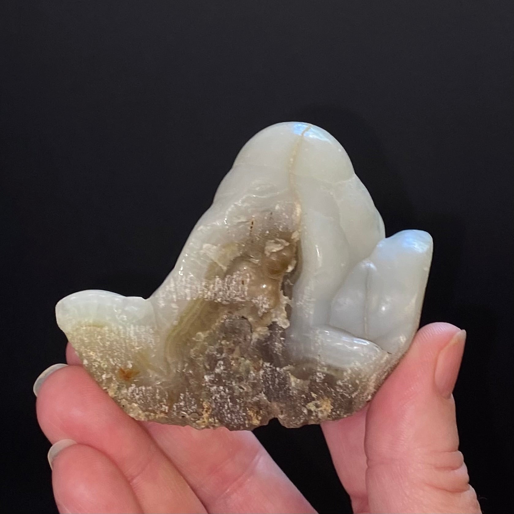 Agatized Botryoidal Chalcedony Specimen – Maharashtra, India