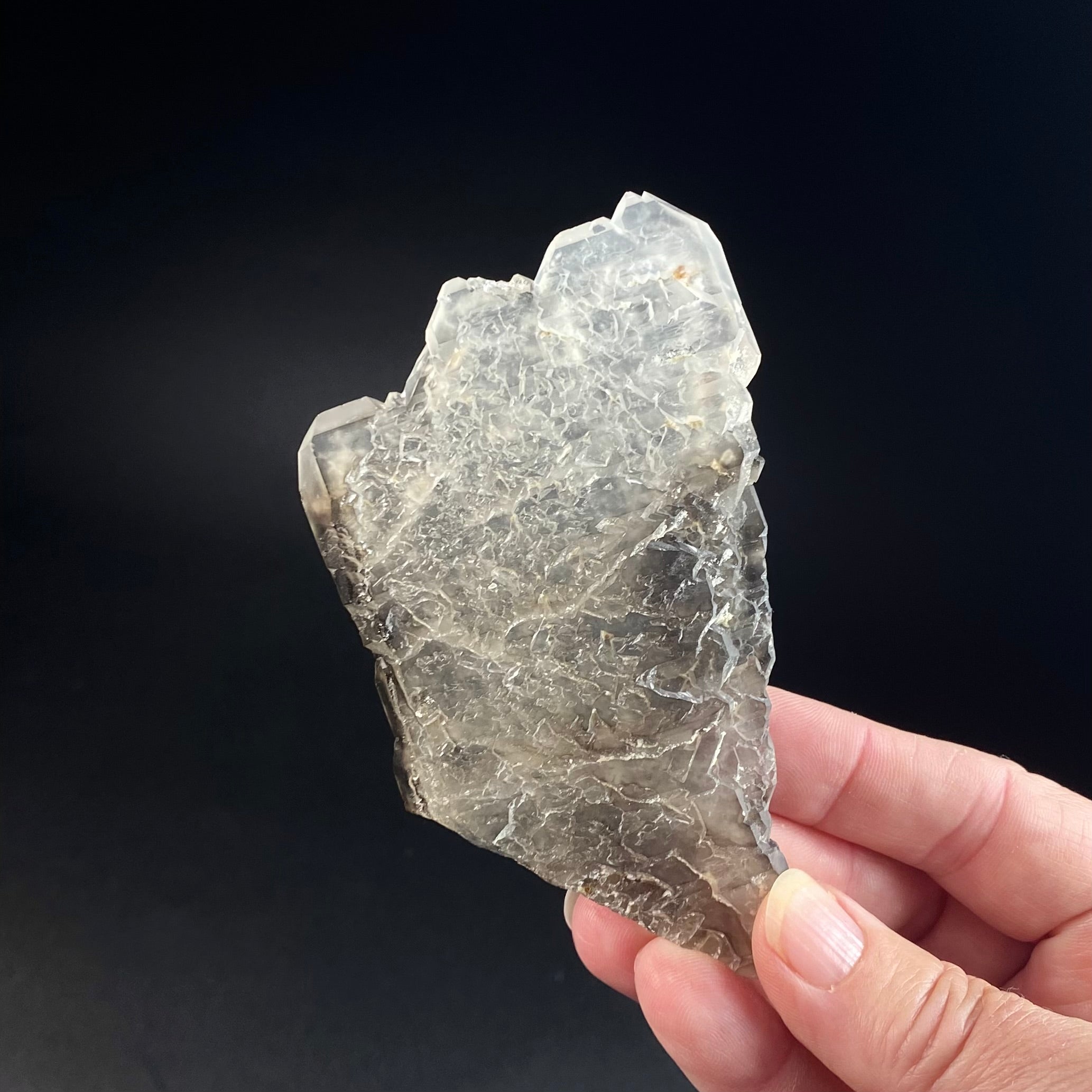 Unique Tabular Smoky Quartz Crystal