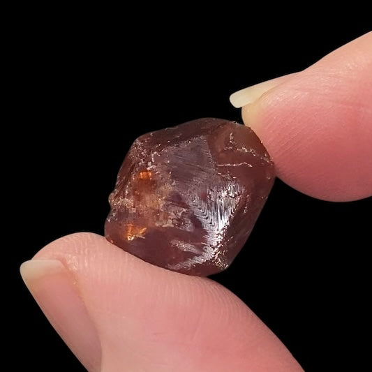 Natural Etched Garnet Crystal, Shigar Valley, Pakistan