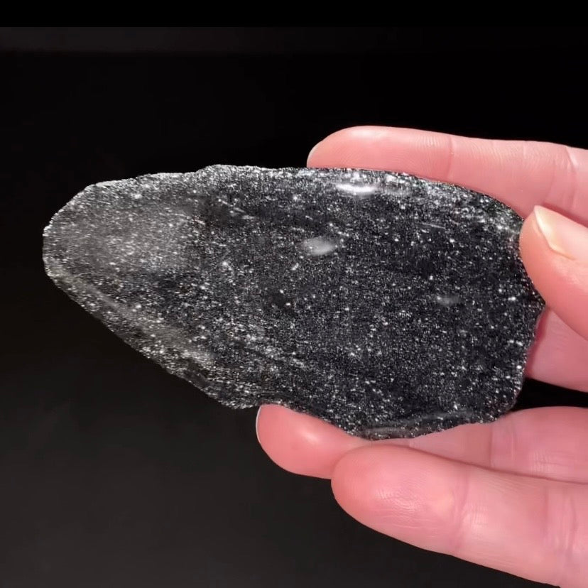 Sparkly Specularite Micaceous Hematite Specimen from Keewenaw Peninsula- Partial Polish & Raw