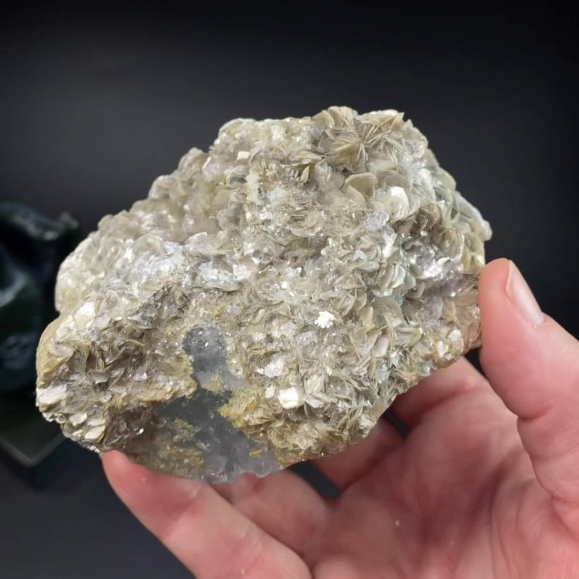 Aquamarine Crystals with Muscovite Mica