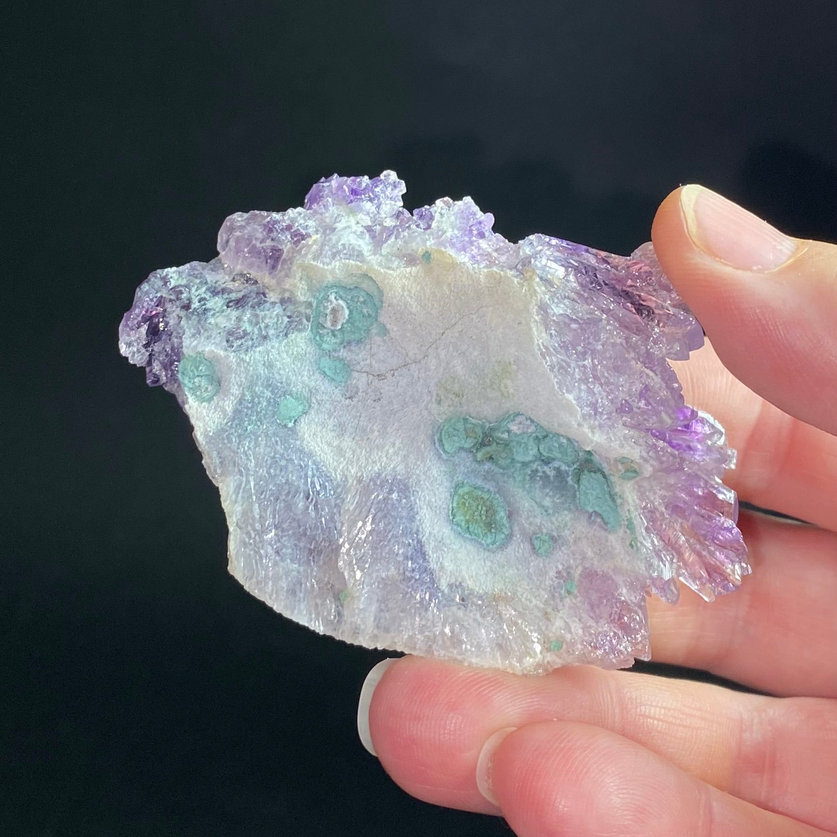 Purple Amethyst Crystal Flower from Ametista do Sul, Brazil