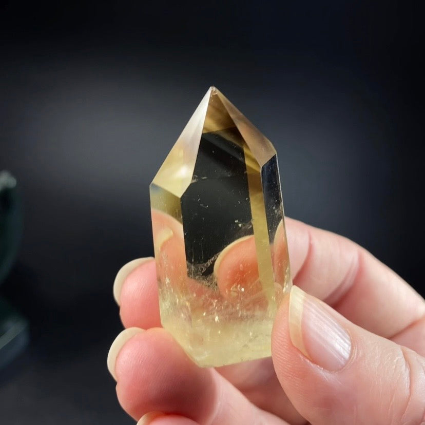 Polished Smoky Citrine Crystal
