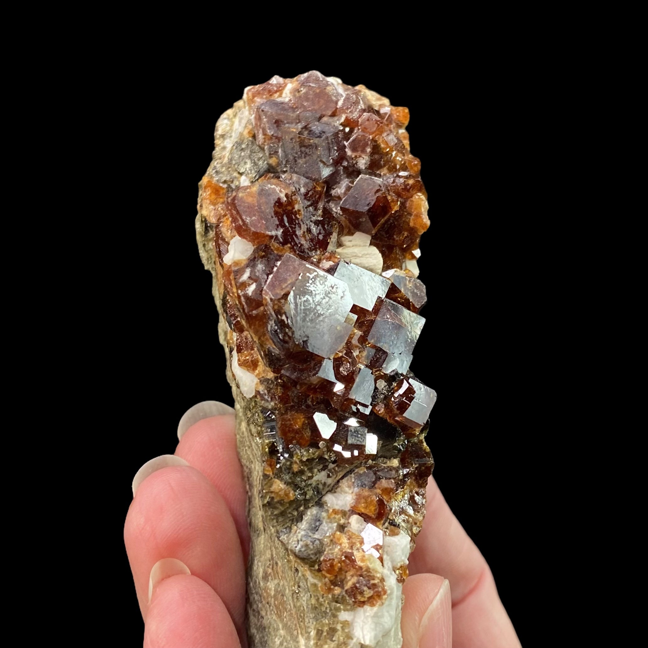 Garnets on Metamorphic Matrix from Afghanistan