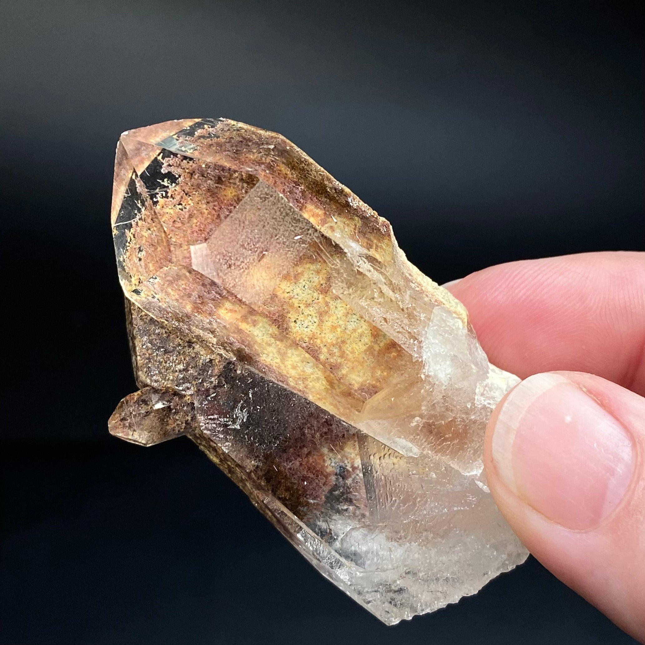 Garden Quartz Cluster aka Lodalite with Window