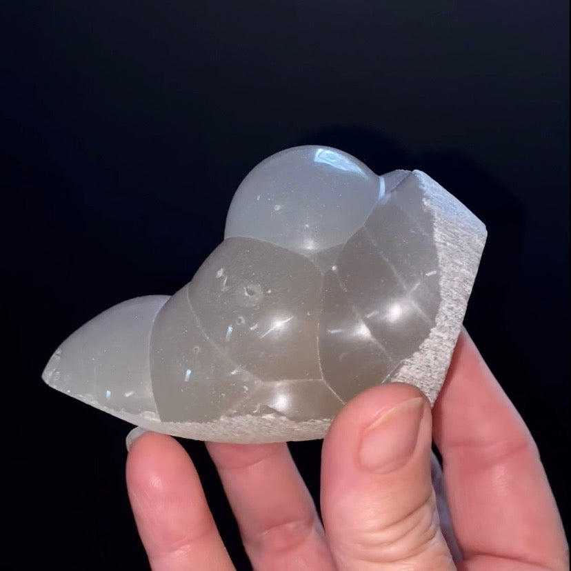 Botryoidal Chalcedony Formed in Basalt Vesicle – Maharashtra, India