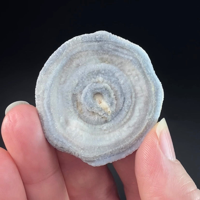 Druzy Chalcedony Concretion from Rio Grande do Sul, Brazil