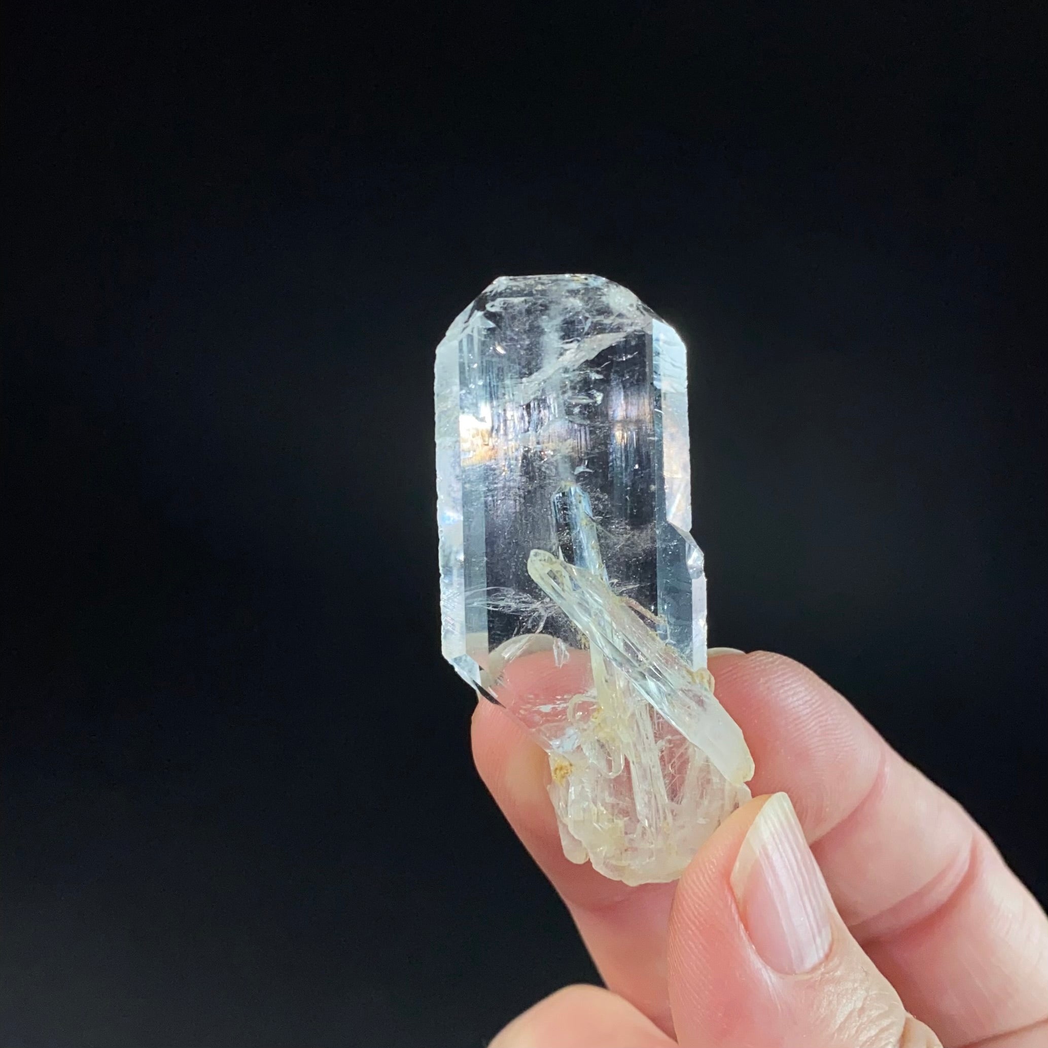 Tabular Faden Quartz Crystal Cluster