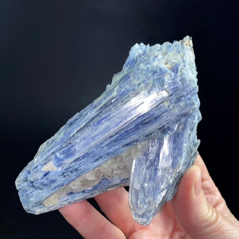 Blue Kyanite and Quartz Specimen from Minas Gerais, Brazil