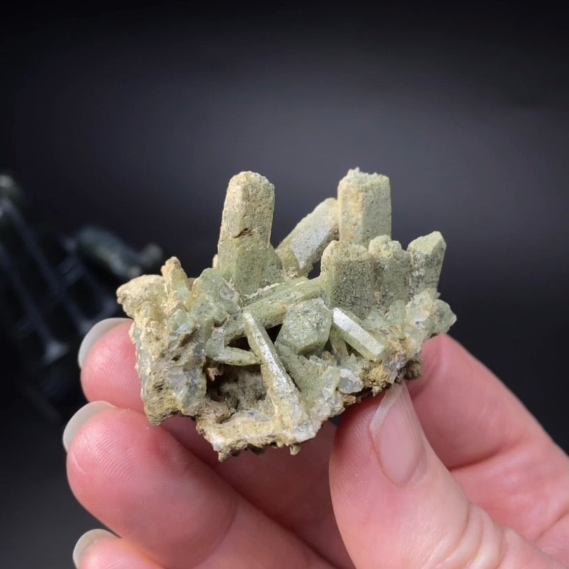 Chlorite Included Quartz Cluster