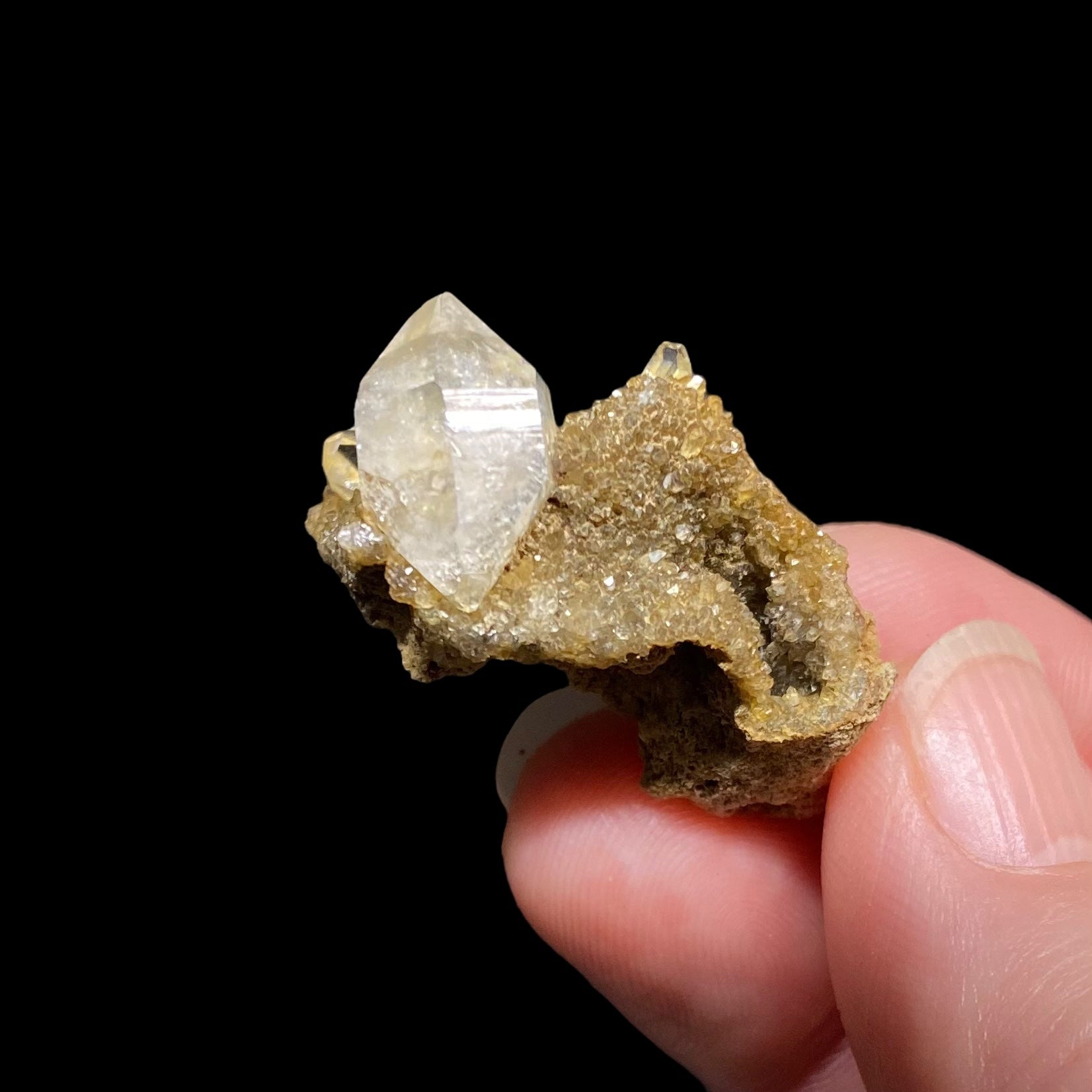 Herkimer Quartz Crystals on Matrix