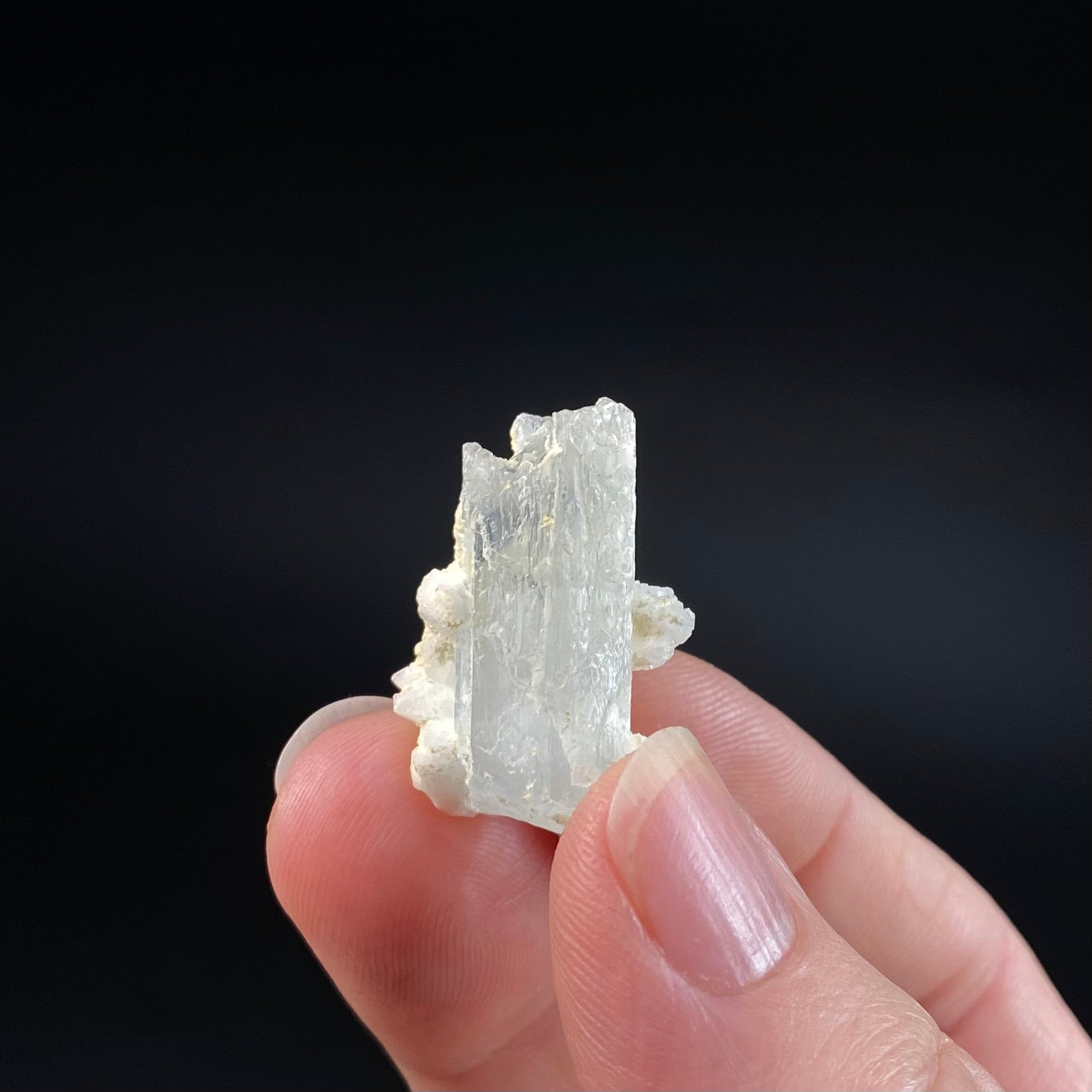 Aquamarine Crystal with Feldspar Shigar Valley, Pakistan