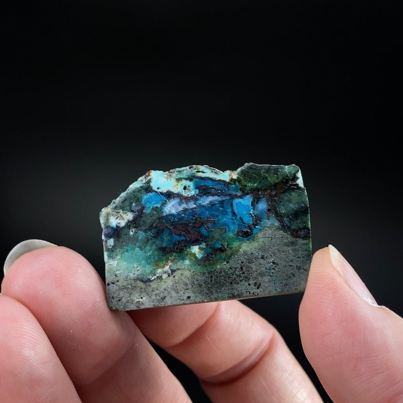 Chrysocolla & Copper Indonesian Copper Web Specimen