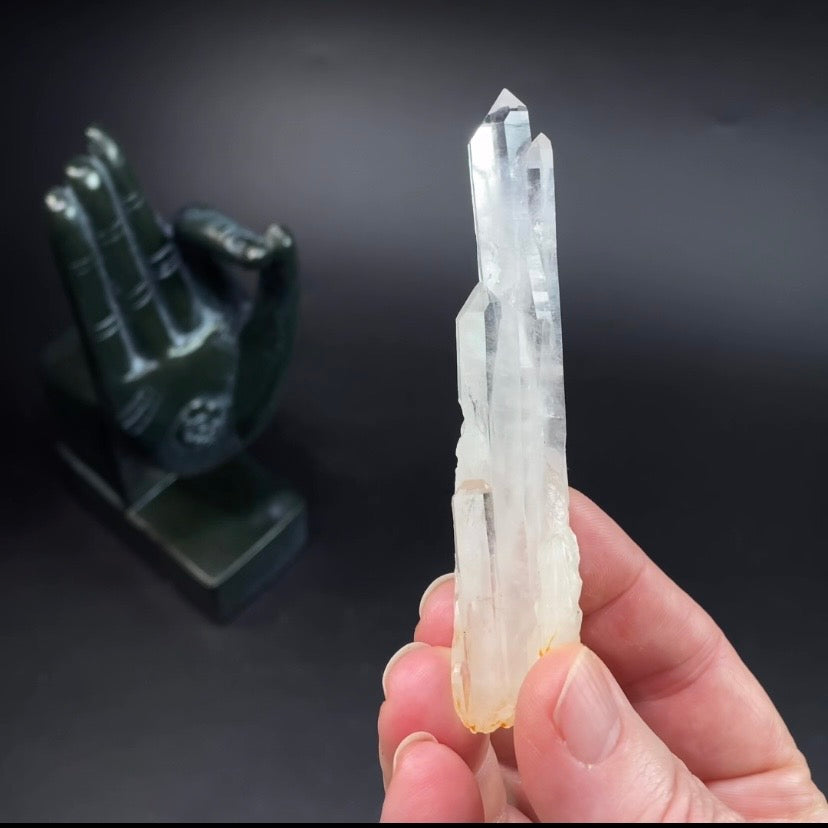 Clear Quartz Crystal Cluster, AAA Clarity - Isis Cathedral Crystal