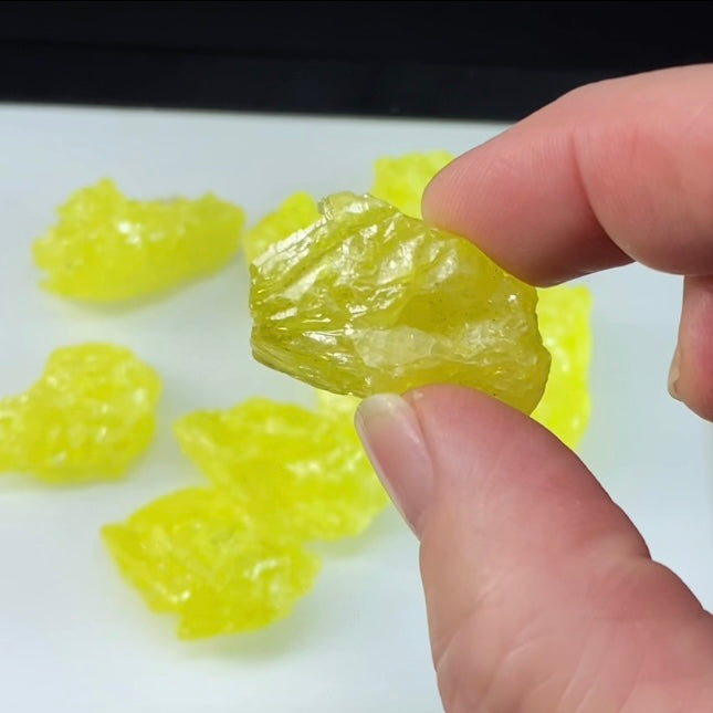 Natural Skeletal Sulfur Crystal, El Desierto Mine, Bolivia