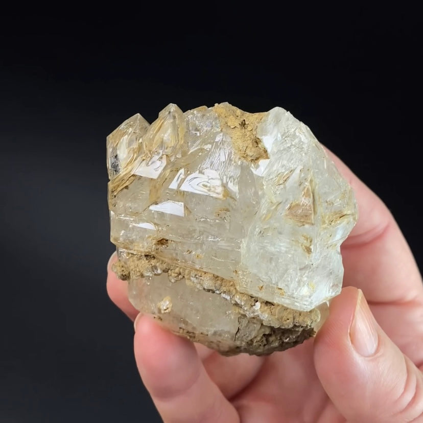 Elestial Fenster Quartz Crystal with Multiple Terminations