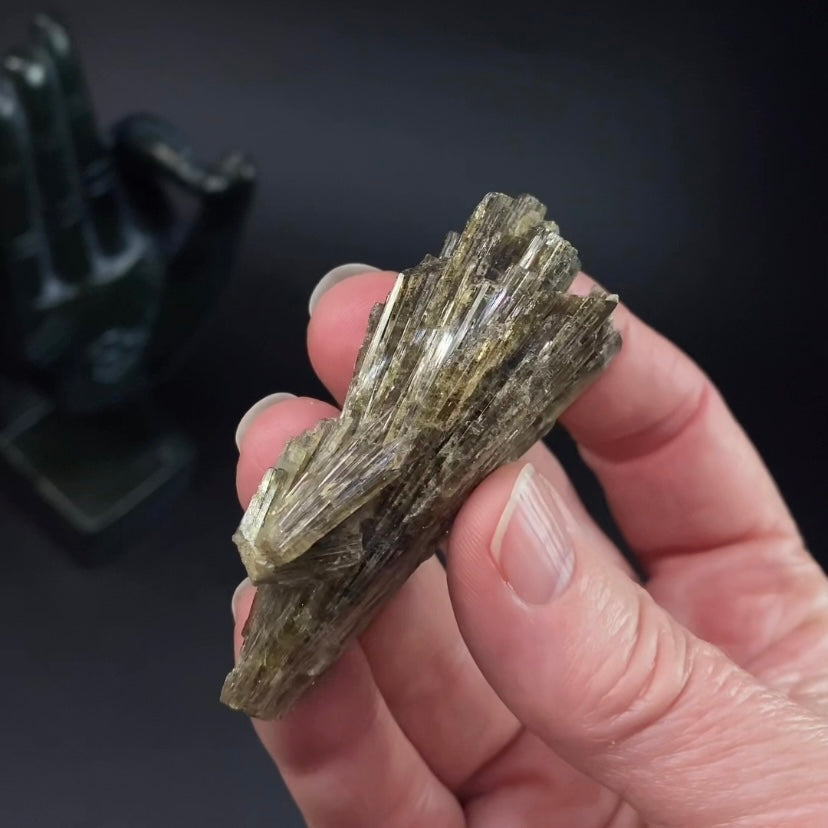 Epidote Fan Crystal Cluster
