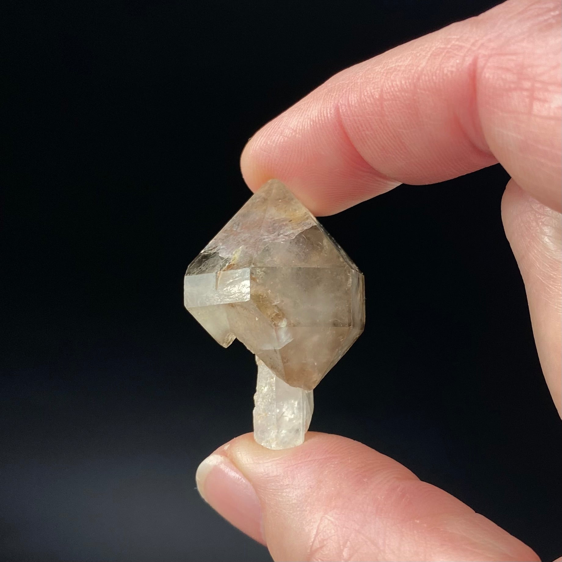 Light Smoky Generator Quartz Scepter Crystal